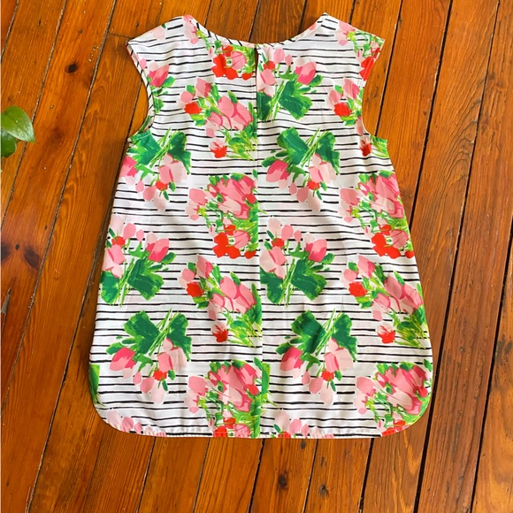 Floral Striped Blouse Tank Size Medium - Picture 5 of 11